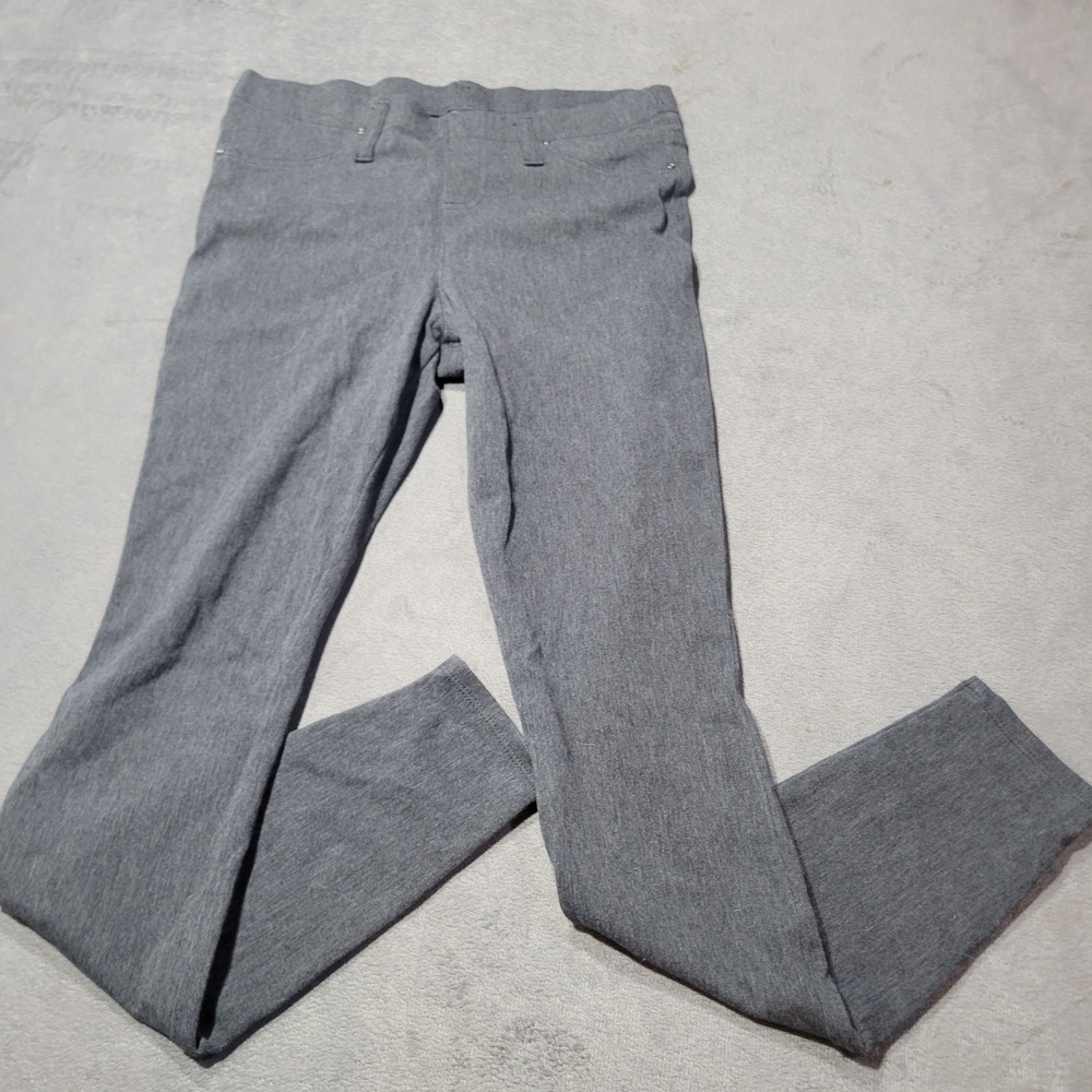 Time and Tru Jeggings Womens M 8 Grey Pull On Skinny Stretch Denim Pants Legging